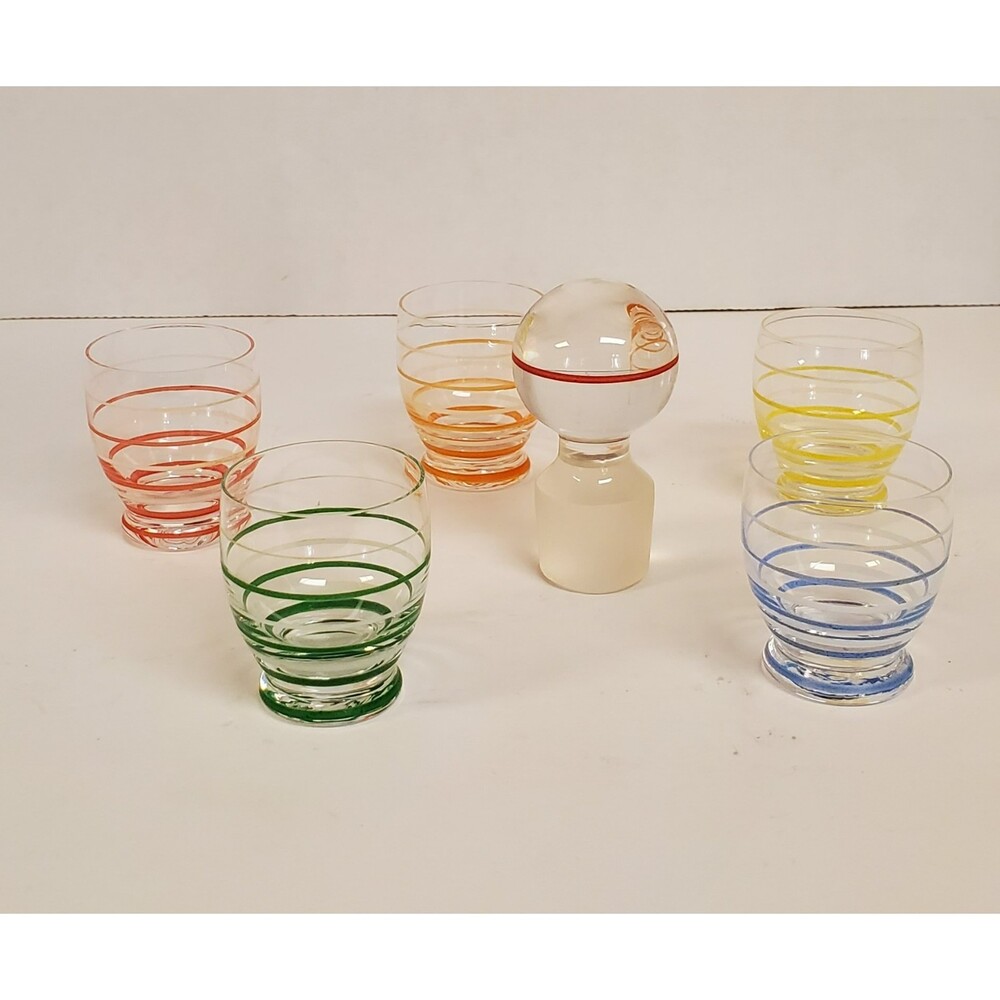 Bavarian Vintage Shot Glasses with Stopper no Decanter